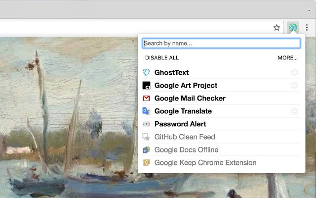 Google Chrome extension